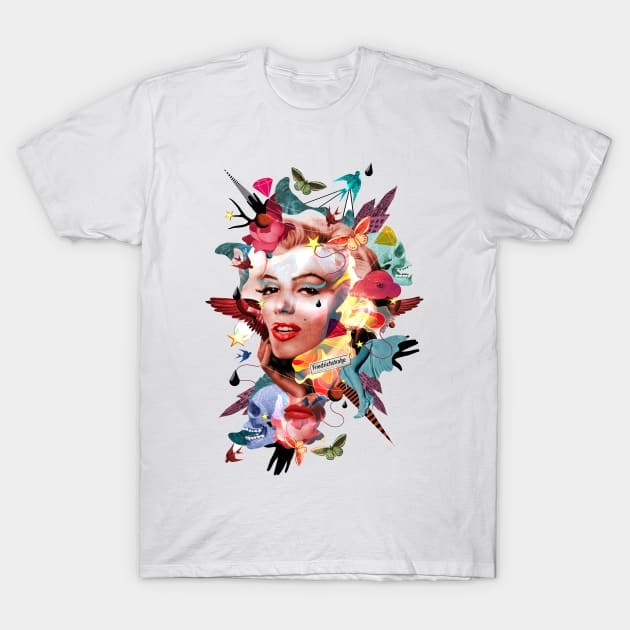 Marilyn Monroe tribute T-Shirt by VALENTINA BROSTEAN